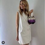 ZARA  Short waistcoat dress with lapel collar with voluminous back bow  NEW Photo 5