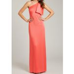Sachin + Babi Chelsea One Shoulder Bow Gown, Coral, 0 (US) Photo 1