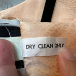 Vintage Pantagis 80s Ombre Peach Pink Bow Satin Party Prom Gown Dress Size 12 Photo 13