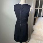 Theory  Women's Size 6 Colorblock Wool Sheath Dress Mini Length Photo 1