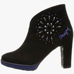 Desigual Black and Blue Women's Ankle Boots Photo 0