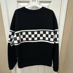 Urban Outfitters  Black And White Checkered Crewneck Sweatshirt size large Photo 1
