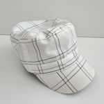 Nike Fit Golf Women's Adjustable One Size White Plaid Hat ATHDPT Photo 1