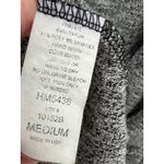 Elan  Grey Long Sleeve Cutout Shoulder Knit Mini Dress Women's Size‎ Medium M Photo 5
