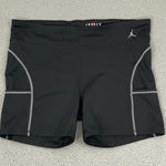 Jordan Air  Sport Shorts Women 2X Black Pull On Athletic Biker Tight Fit Photo 0