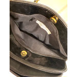 Jennifer Moore Jennifer Moore Quilted Shoulder Bag Chain Strap Tassel Black Patent Photo 3