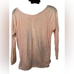 Free People  Pink Spatter Paint Shirt Small Photo 2