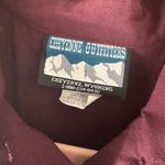 Vintage Western Burgundy and Navy Daisy Embellished Button Down Shirt M Purple Size M Photo 3