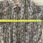 BLANK NYC snakeskin cropped jacket lightweight zipper front size medium Photo 5