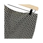 White House | Black Market  Womens Straight Skirt Geometric Mini Back Slit USA 8 Photo 2