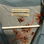 Urban Outfitters  Mallory Floral Button Mini Dress Blue Orange size small Photo 2