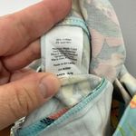 Talbots  Pencil Skirt 14 Blue Floral Tropical Botanical Coastal Resort Chic Photo 5