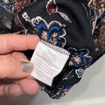 OLM shirt faux wrap deep V medium wide sleeve boho top Black Photo 4