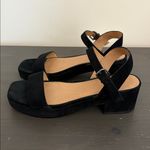Madewell  The Lina Platform Sandal in True Black Suede Womens Size 10.5 Photo 2