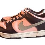 Nike 2003 Dunk Low Pro Mahogany Storm Pink Ivory Unstussy Reverse Stussy W sz 8 Photo 3