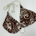 Athleta  brown‎ w metallic accents triangle bikini Photo 0