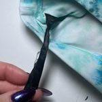 PELETON Blue Diamond Tie Dye V Back Sportsbra Small Gym Workout Active‎ Comfy Photo 3