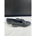 Calvin Klein Women's Black Leather Flats with gold accents/Shoes Size 8 SKU 4167 Photo 5