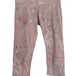 Alo Yoga  Snake Print Airbrush Cropped Leggings Pastel Sz XS Photo 0