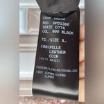 DROME knee length suede shorts size Large Black Photo 10