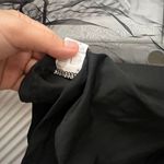 Red Dress Boutique Sheer Black Crop Top with Puffy Sleeves Photo 4