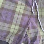Tommy Hilfiger Vintage Cotton Green/Blue Plaid Swim Shorts Trunks Photo 4