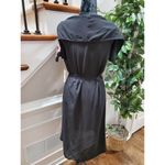 Iky & Me Women's Solid Black Polyester Short Sleeve V Photo 7