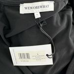 We Wore What  Black Cutout Asymmetrical Midi Dress size Large Stretch NWT Photo 10