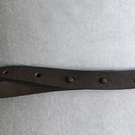 American Vintage  Brown Leather Belt Minimalist Design prong closure Photo 0