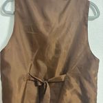 Ivy Club Classics Suede Vest & Skirt size L Brown Size L Photo 4