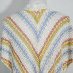 Love Riche Colorful Boho Knit Vest with Side Ties Size Small Knit Open Vest Photo 6