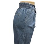 Cato Est 1946 Wide Leg Paperbag Pull On 2 Pocket Jeans Tie Belt Womens Medium Photo 4