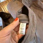 Athleta brown linen tie waist flounce skirt size 12 Photo 4