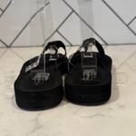 Coach  Jessalyn Signature Monogram Black Flip Flops Sandals thick sole Y2K preppy Photo 1