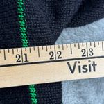 Quacker Factory Cardigan St Patricks Day Novelty Shamrock Beaded Black Green 1X Photo 11