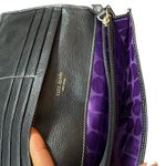 Kate Spade NWOT Signature Noel Zip Around Wallet Purple Liner Photo 5