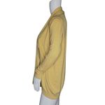 MNG Sweater Women XS Mustard Yellow Cardigan Open‎ Front Casual Office Versatile Photo 2