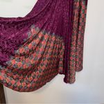 Advance Apparels Wide Leg Silk One Size Fits Most Pants Purple Photo 5