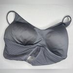 Victoria's Secret The Lightweight Keyhole Mesh Sports Bra Slate Gray 34DD Photo 8