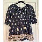 Fat Face Uk boho tassel detail blouse size 2 White Photo 1