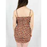 Skylar + Madison Ruched Floral Mini Dress Size L Photo 4