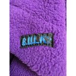 VTG 90s Bula Purple Fleece Beanie Hat with Logo USA Made One Size OS Adult Ski Photo 2