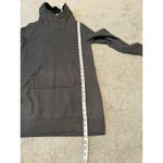 Gaiam  Women Soft Fleece‎ Yoga Dress Sweater Charcoal Heather Grey Small S Photo 4