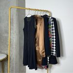 Theory  Bonbi Wool Ameera Fabric Zipper Front Fit Flare Sleeveless Dress Photo 5