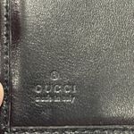 Gucci  Leather Bi-fold Compact Wallet Black - Preowned Photo 13