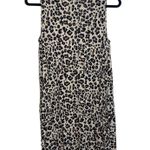 Maurice's 24/7 Brown Leopard Print V-neck Knee Length Swing Dress Photo 5