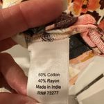 Sonoma Floral Patterned V-Neck Blouse Photo 4