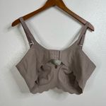 Momcozy Jelly Strip Seamless Nursing Bra Size Xlarge Gray Photo 2