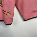 Allure Vintage 90s Y2K Floral Embroidered Applique Cotton Flax Jacket womens XL Photo 3