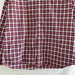 Gap Plaid Stretch Cotton Standard Fit Button Down Shirt Watermelon Size XL Photo 3